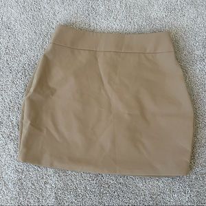 Naked Wardrobe Tan Mini Skirt Size Medium